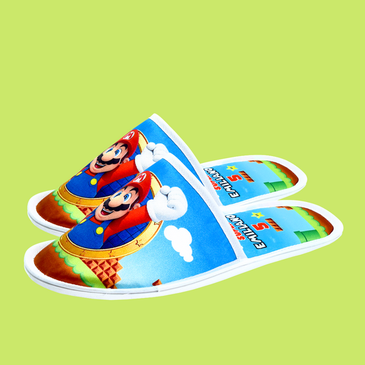 Pantuflas infantil Mario Bros