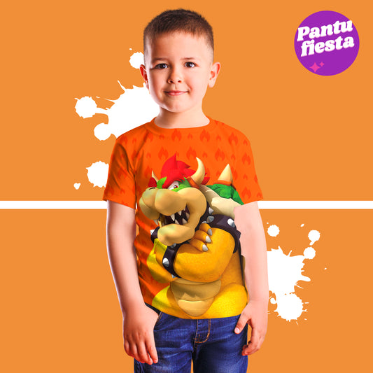 Playera Mario Bros - Bowser