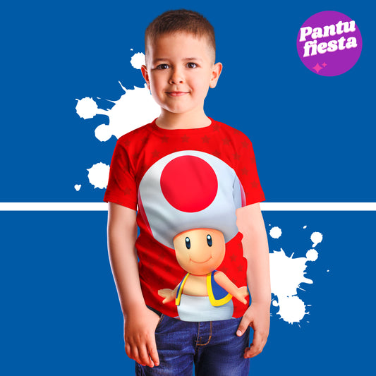 Playera Mario Bros - Toad