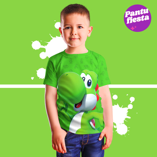 Playera Mario Bros - Yoshi