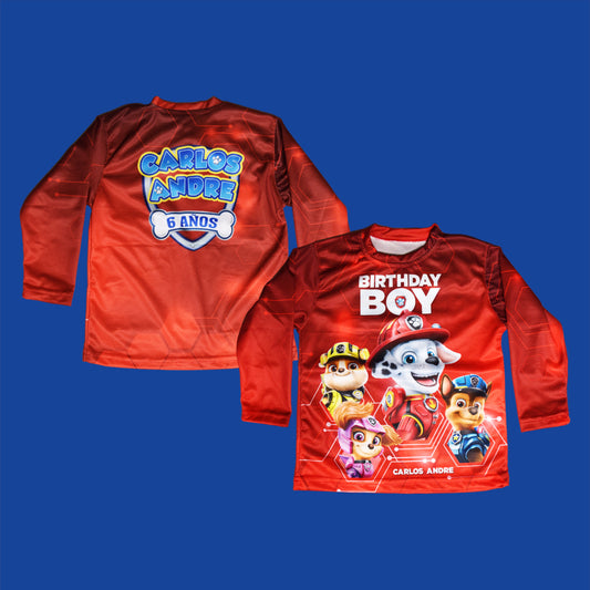 Playera Paw Patrol manga larga