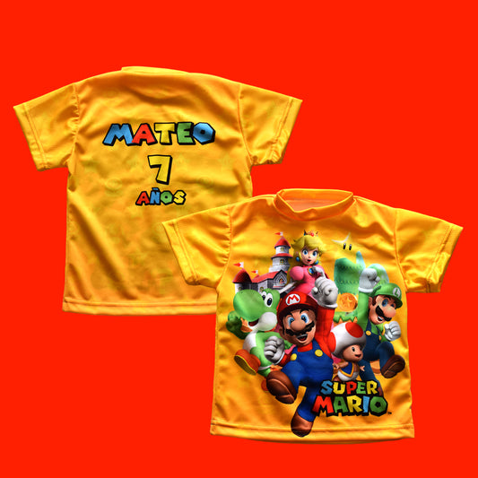 Playera Mario 001