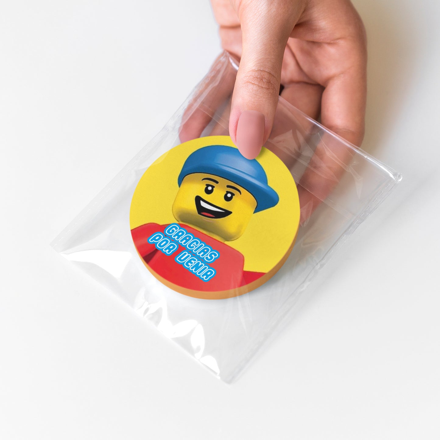 120 Stickers Etiquetas Lego Papel 7cm