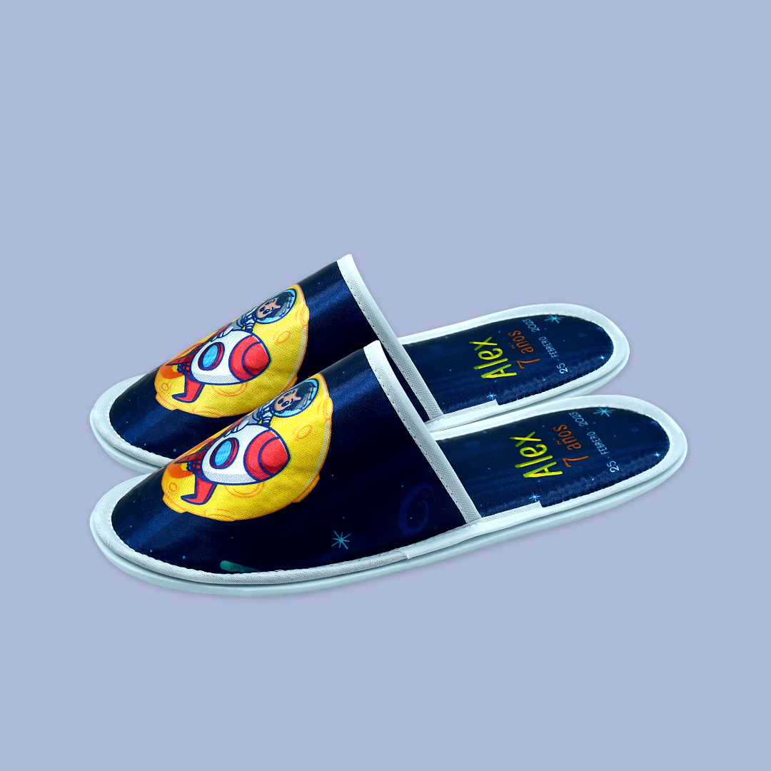 Pantuflas infantil astronauta