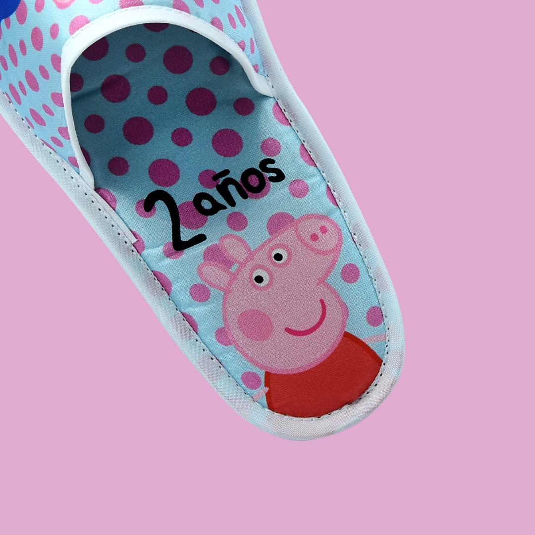 Pantuflas infantil Peppa Pig