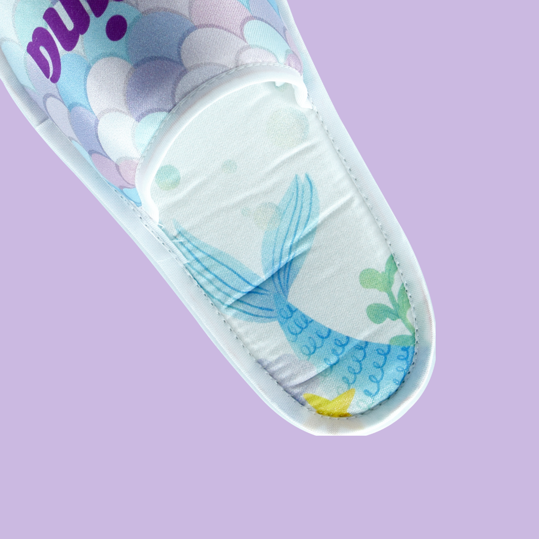 Pantuflas infantil sirena