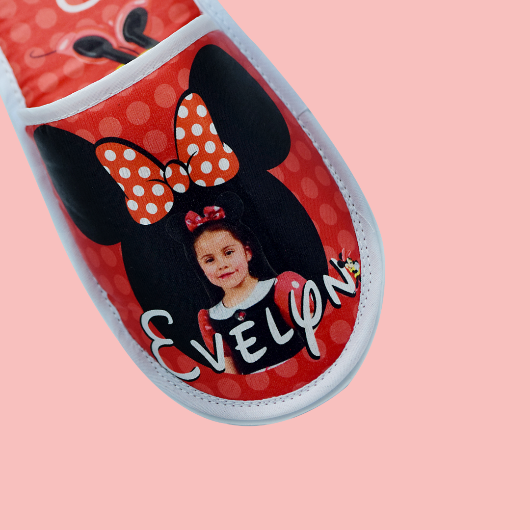 Pantuflas infantil Minnie Mouse