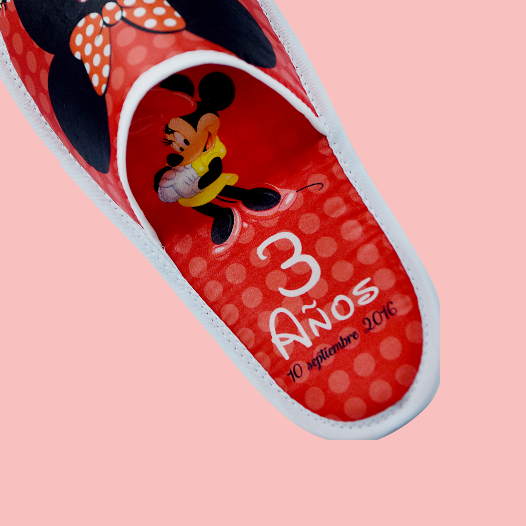 Pantuflas infantil Minnie Mouse