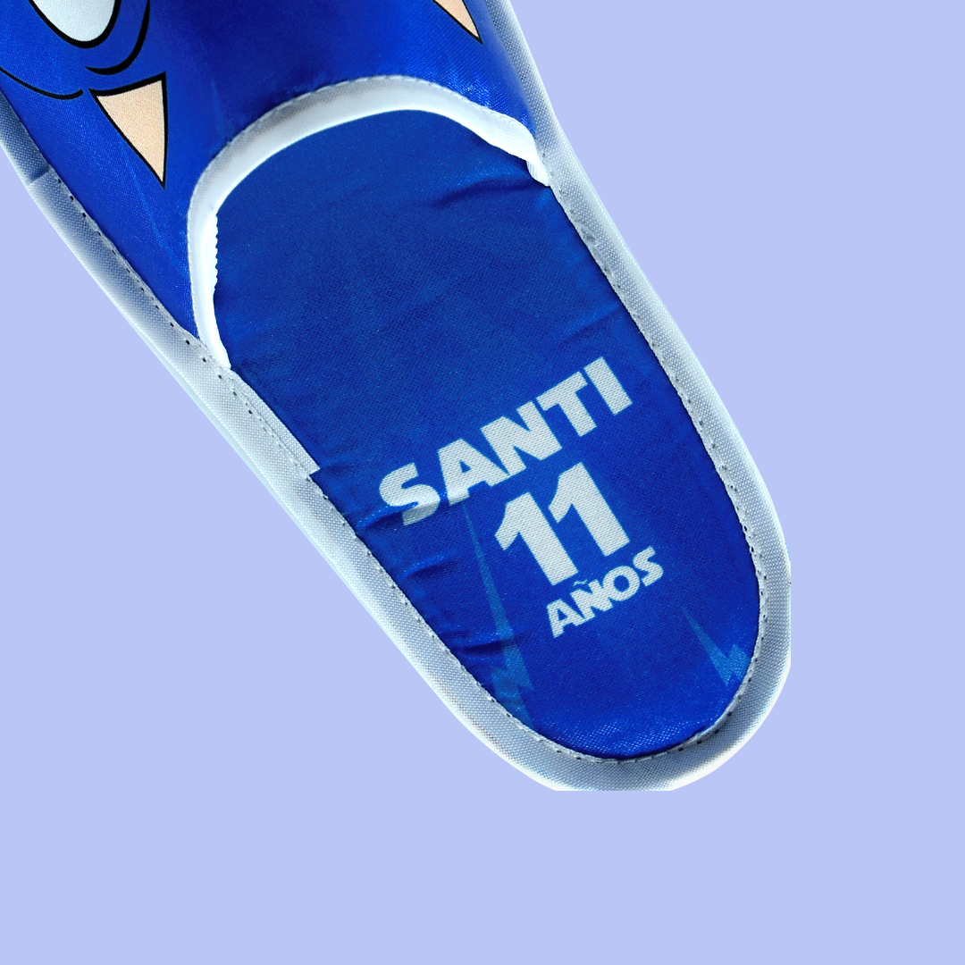 Pantuflas infantil Sonic