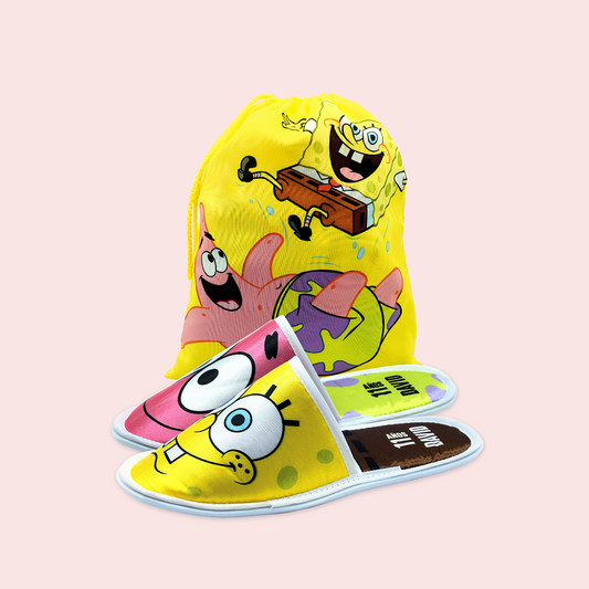 Pantuflas infantil con dulcero Bob Esponja