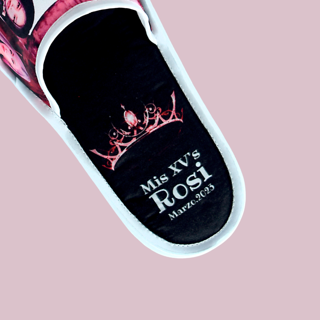 Pantuflas XV Black Pink